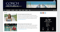Desktop Screenshot of conchrepublicweekly.com