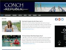 Tablet Screenshot of conchrepublicweekly.com